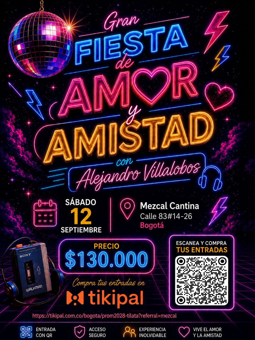 Hosted by 80s PARTY ALEJANDRO VILLALOBOS