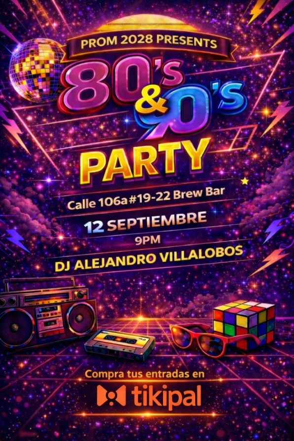 Prom 2028 - 80s & 90s Party-cover
